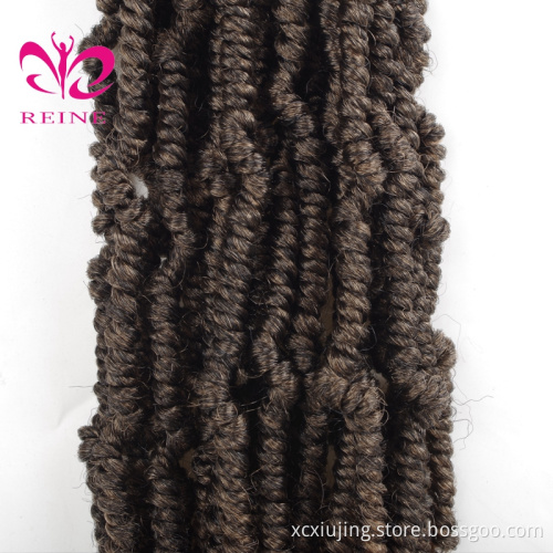 REINE 14inch spring twist hair Crochet Braids Most popular Small Crochet Braids  twist bomb twist crochet hair